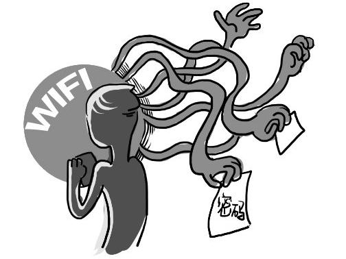 免费Wi-Fi 黑客5分钟获取个人信息银行卡密码-很美的