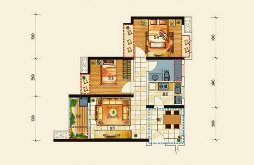 买房的面积应该怎么算?-很美的