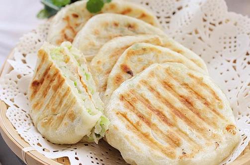 营养早餐萝卜丝素馅饼-很美的