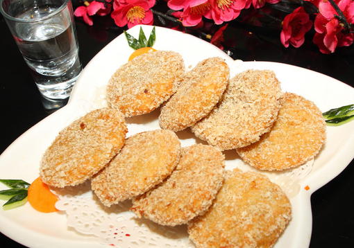 地瓜饼的做法-地瓜饼的营养价值-很美的