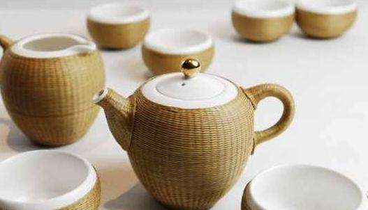 四川特有的传统手工艺,竹丝扣瓷-很美的