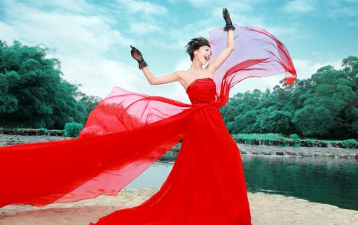 婚纱的颜色代表着不同的意义-很美的