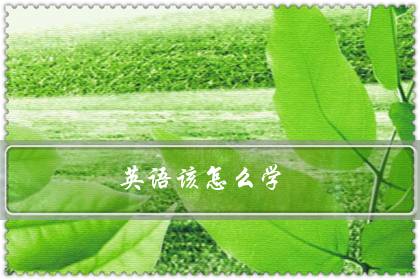 英语该怎么学?(自然外语学习法)-很美的