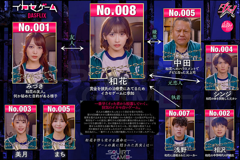 「AV版鱿鱼游戏」合演作品DASS-534介绍及封面预览